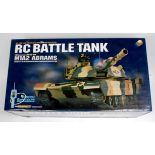 A boxed Remote Control 1/24th scale Battle Tank, has been used but appears complete,