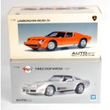 Auto Art Millennium 1/18th scale Car Group, 2 boxed as released examples,