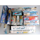15 assorted 1/72nd scale plastic aircraft or military kits, all appear un-made/as issued,