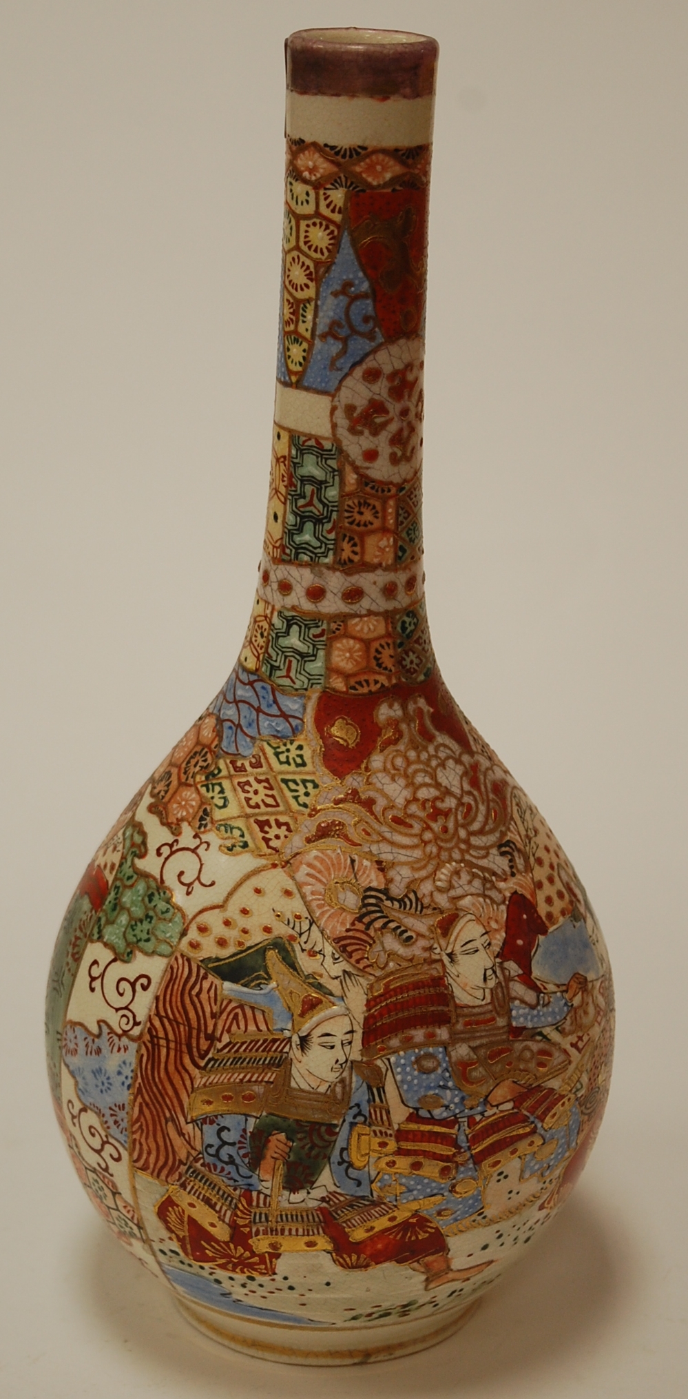 A Japanese Taisho period bottle vase,