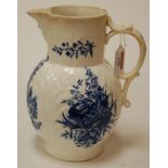 A first period Worcester mask jug,