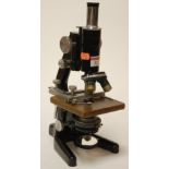 A mid 20th century Service Two microscope by W Watson & Sons Ltd, London,