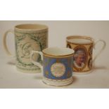 Two boxes of assorted commemorative china to include;