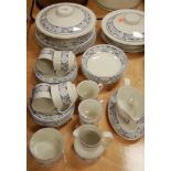 A Royal Doulton part dinner service in the Oakdene pattern