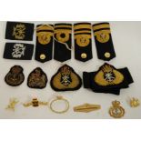 A collection of assorted Naval shoulder boards,