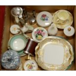 A small collection of miscellaneous items to include Doulton Bunnikins cup and bowl,