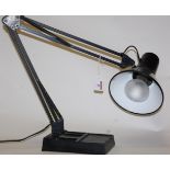 A modern anglepoise style lamp