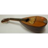 An Italian rosewood cased mandolin