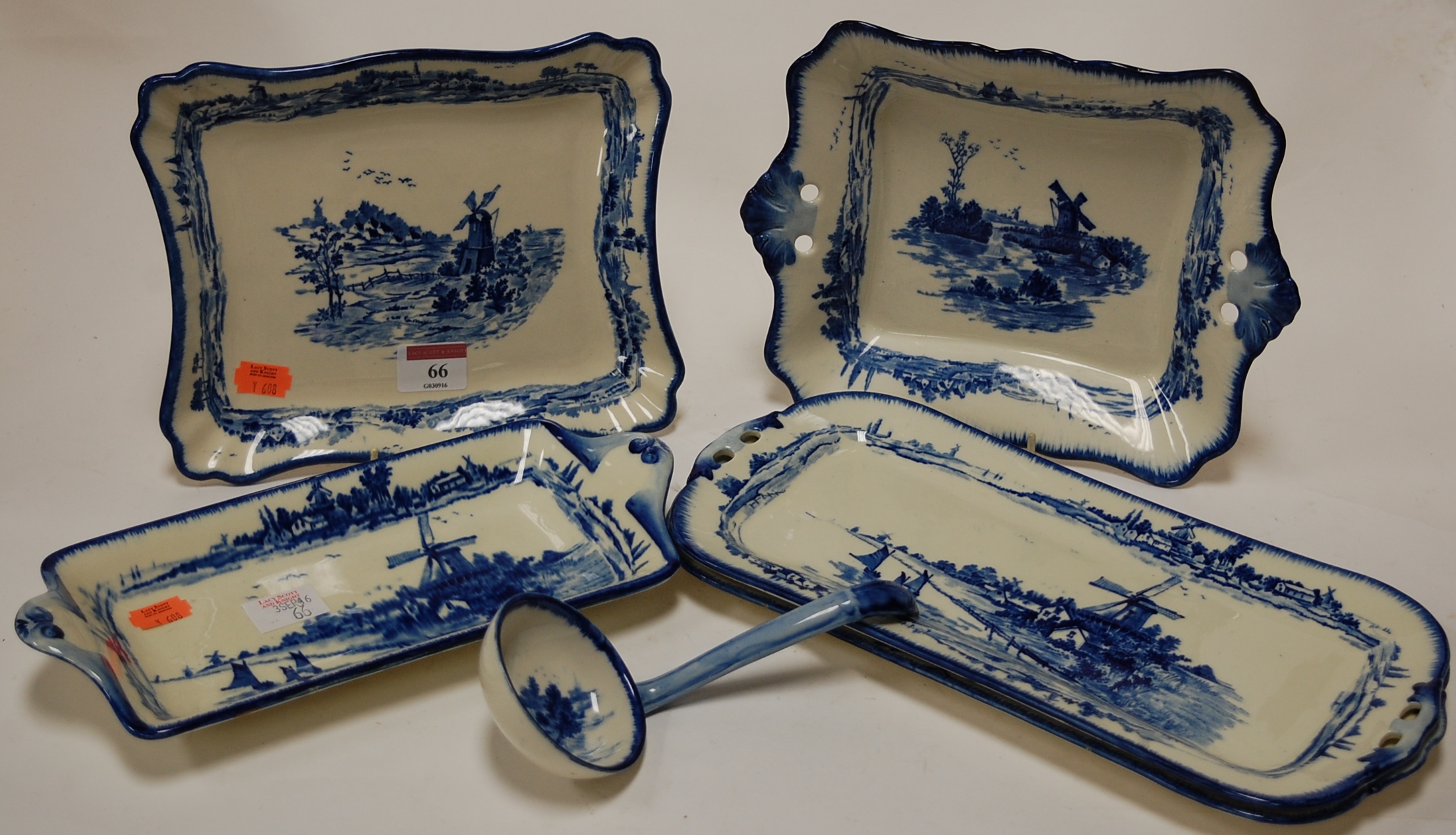 A small collection of Royal Doulton tablewares in the Norfolk pattern