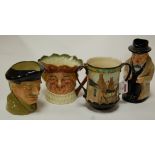 A Royal Doulton loving cup 'pottery in the past' D6696,