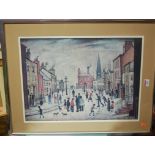 L S Lowry - reproduction print;