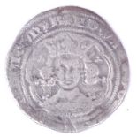 England, Edward III groat, London mm,