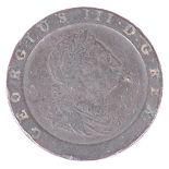 Great Britain, 1797 cartwheel two pence, George III laureate and draped bust, rev.