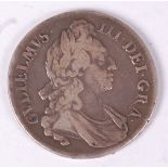 England, 1695 crown, William III laureate and draped bust, rev.