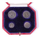 Great Britain, 1903 maundy money 4-coin set, Edward VII, rev.