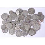 Great Britain, mixed lot of George V silver coins to include; half crowns, florins,