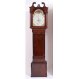 William Scott - Early 19th century mahogany and inlaid longcase clock,