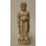 An early 20th century blanc-de-chine figure of Guanyin