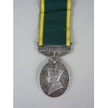 A George VI Territorial Efficiency Medal to 7595697 Dvr P B Geraghty, REME