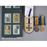A Great War gallantry medal group comprising Military Cross, cased, un-named as issued, British