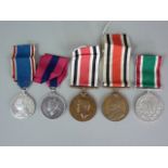 Five various Special Constabulary, Imperial Service, WVS and Coronation Medals
