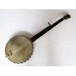 A late 19th Century 'Star' trademark five-string banjo, possibly Lyon and Healy