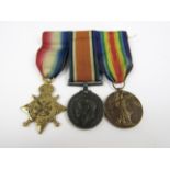 A 1914-15 Star, British War and Allied Victory Medal to L-25990 GNR C. A. Smith RA