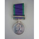 A General Service Medal with Northern Ireland clasp to 24218208 Spr E Nikolaiew, RE