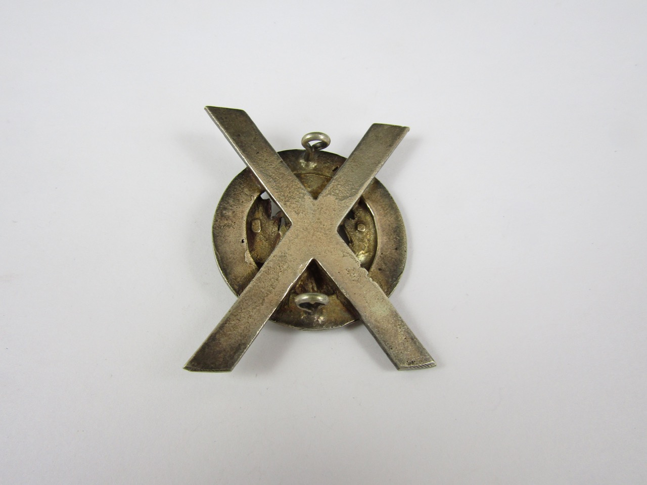 A Lowland Brigade piper's bonnet badge - Image 2 of 2