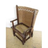 An early 20th Century child's Orkney chair