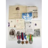 A Second World War campaign medal group including Atlantic Star, those of 5824963 Lance Corporal L