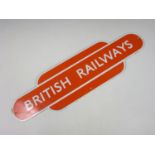 An enamelled British Rail totem