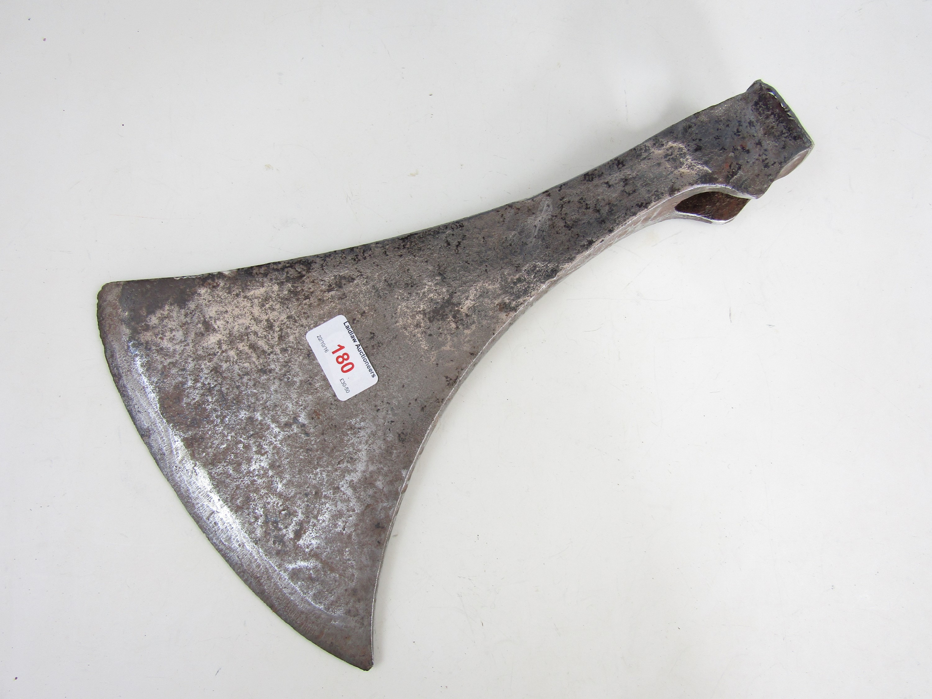 An antique axe head