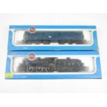 Two boxed Airfix locomotives, together with a Class 31 diesel locomotive