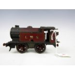 A Hornby clockwork 0-4-0 M3 Tank Locomotive No. 2270 in maroon LMS livery