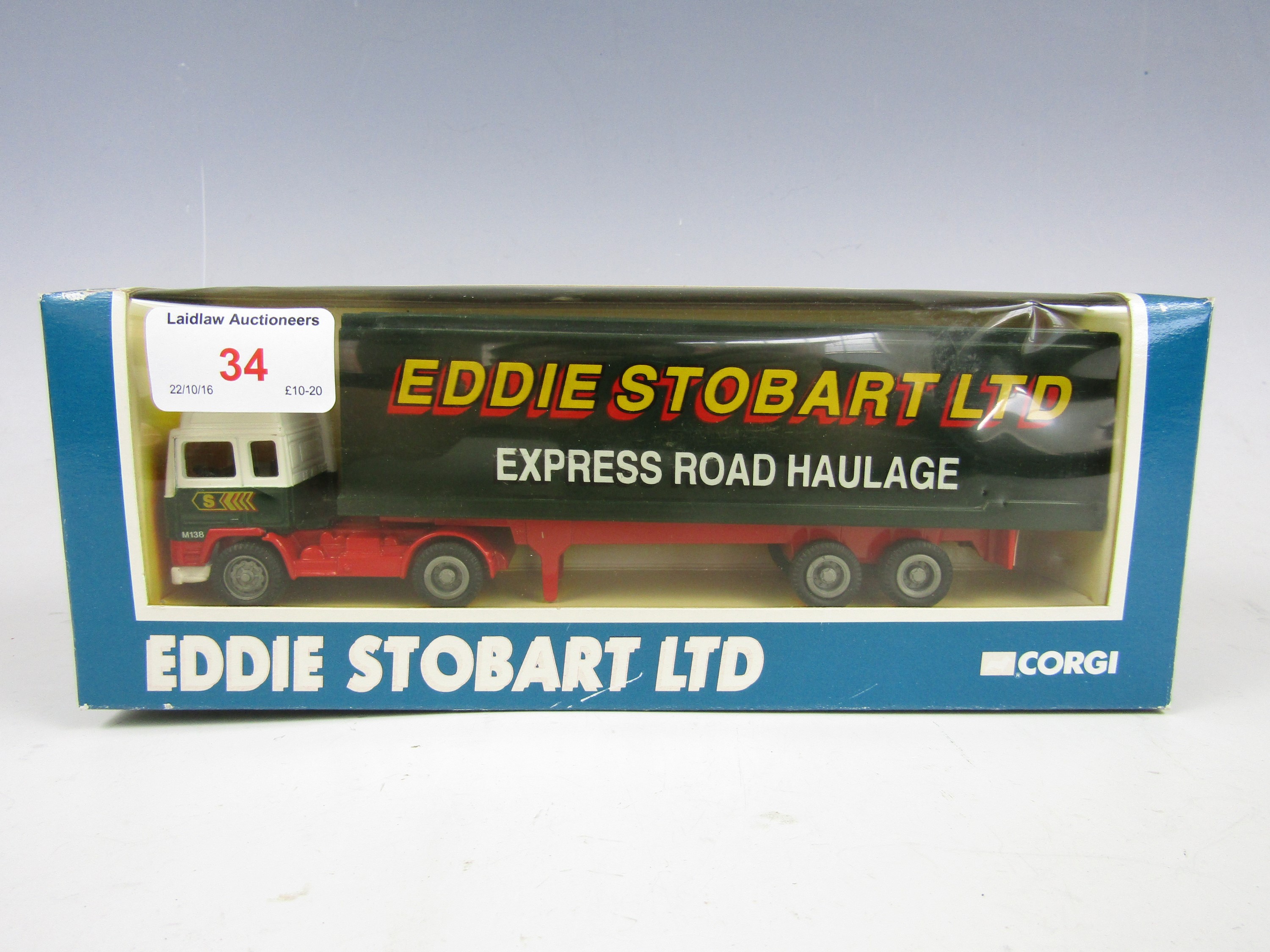 A boxed Corgi die-cast Eddie Stobart lorry