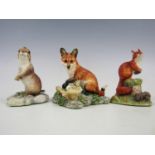 Three boxed Border Fine Arts figurines, Look See FT01, Autumn Harvest BO036 and Bright Eyes (a/f)