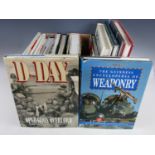 A box of military books including D-Day and War in the Pacific etc.