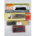 Four boxed N gauge locomotives