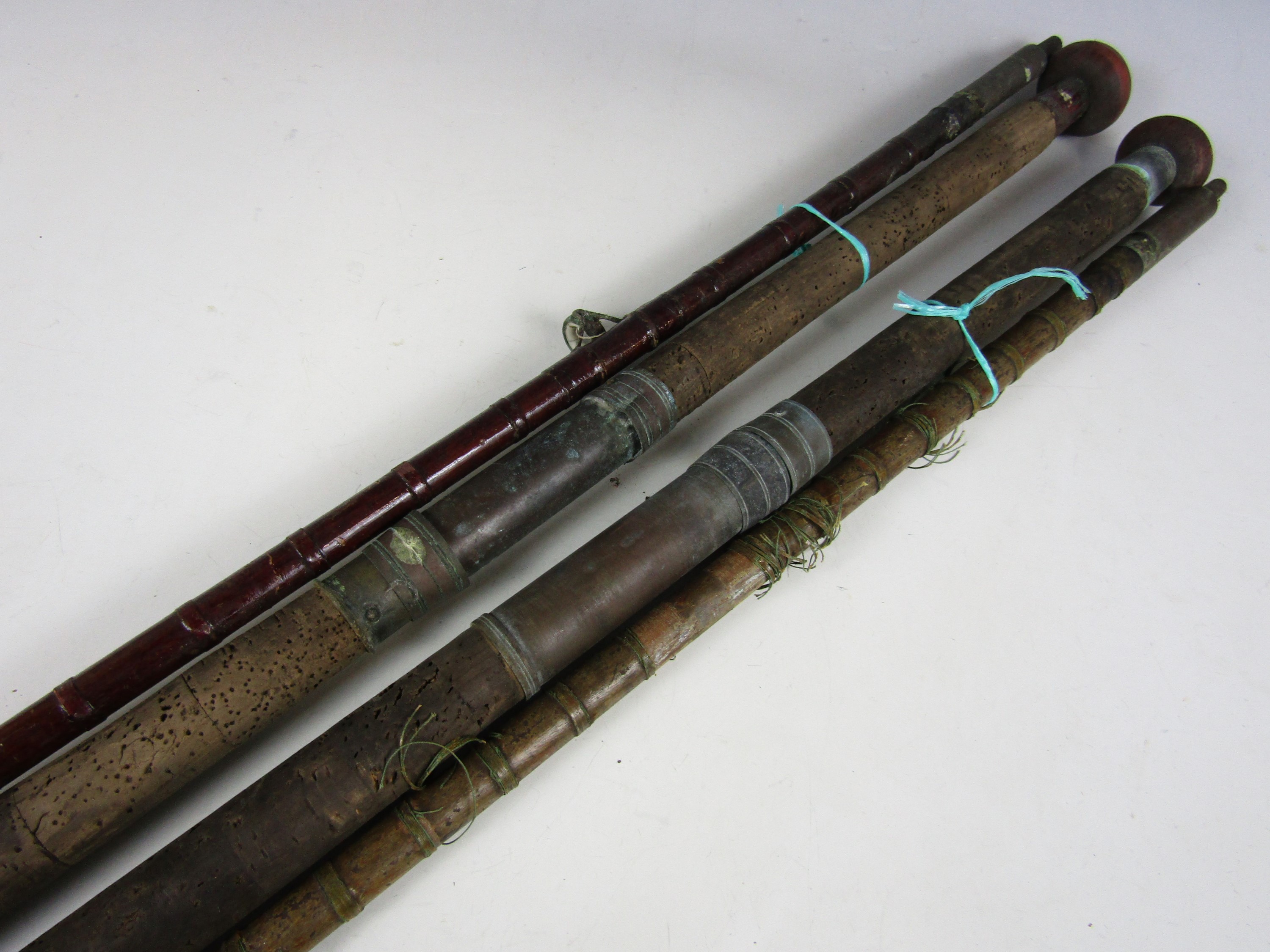 Two vintage fishing rods (a/f) - Image 2 of 2