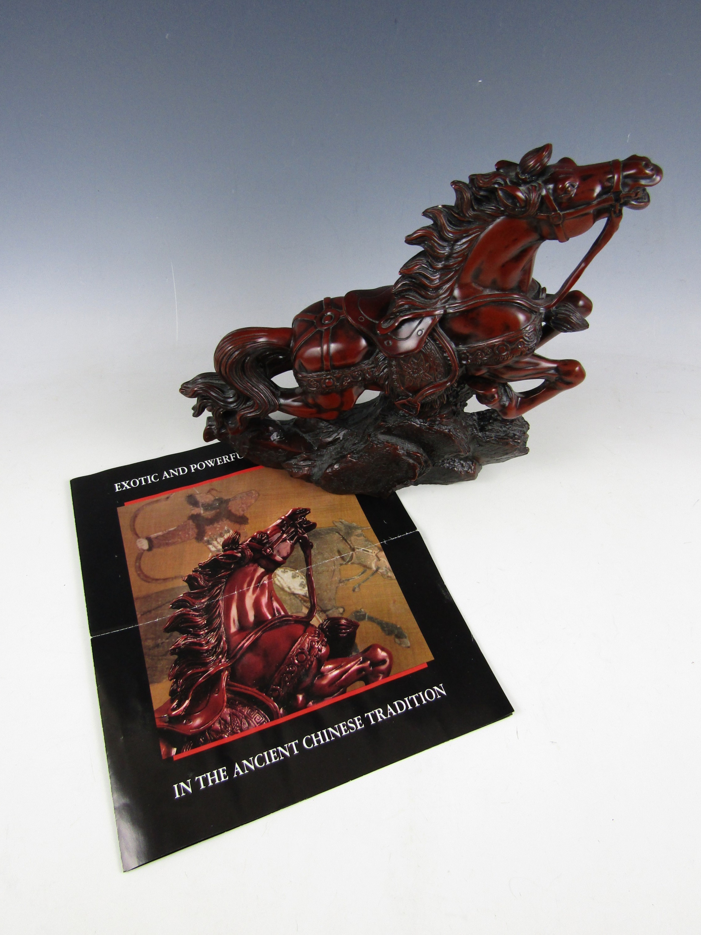 A Franklin Mint figurine The Mighty Warhorse of Genghis Khan