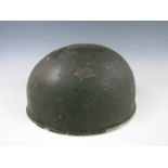 A 1944 dated British Army airborne troops' Mk II steel helmet, size 7 5/8