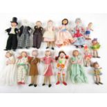 A large quantity of 1930s-1940s Grecon dolls