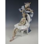 A Lladro Collectors' Society limited edition porcelain figurine Jester's Serenade sculpted by