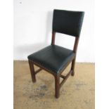 Gillow of Lancaster and London, after a design by A W N Pugin, an oak standard chair for public