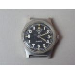 A 1980s British military G10 Cabot Watch Company wrist watch