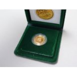 A 1980 gold proof sovereign