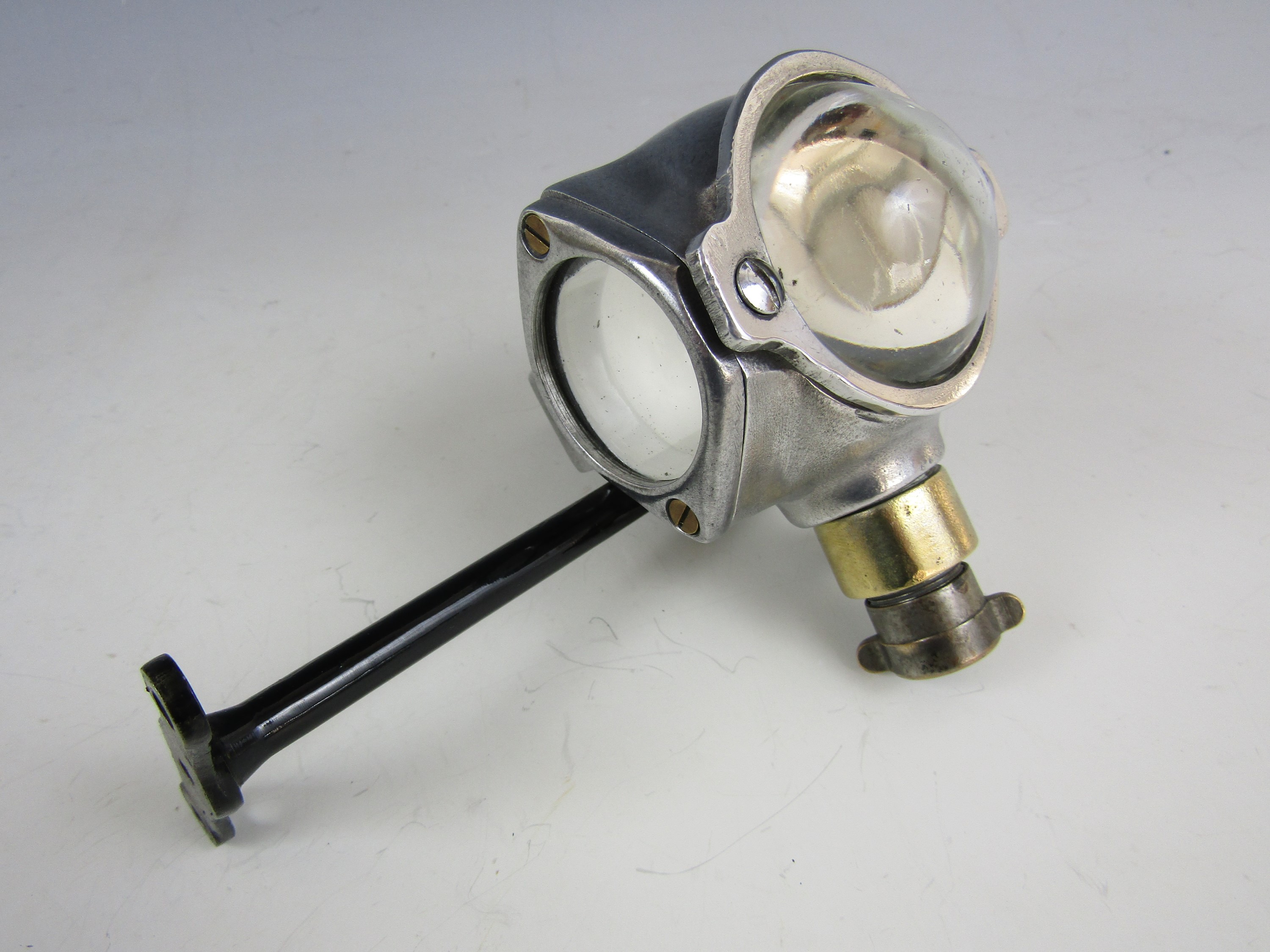 A pair of 1920s Lucas King of the Road car lamps, together with a J Neale & Sons Ltd RAYDYOT lamp - Image 6 of 7