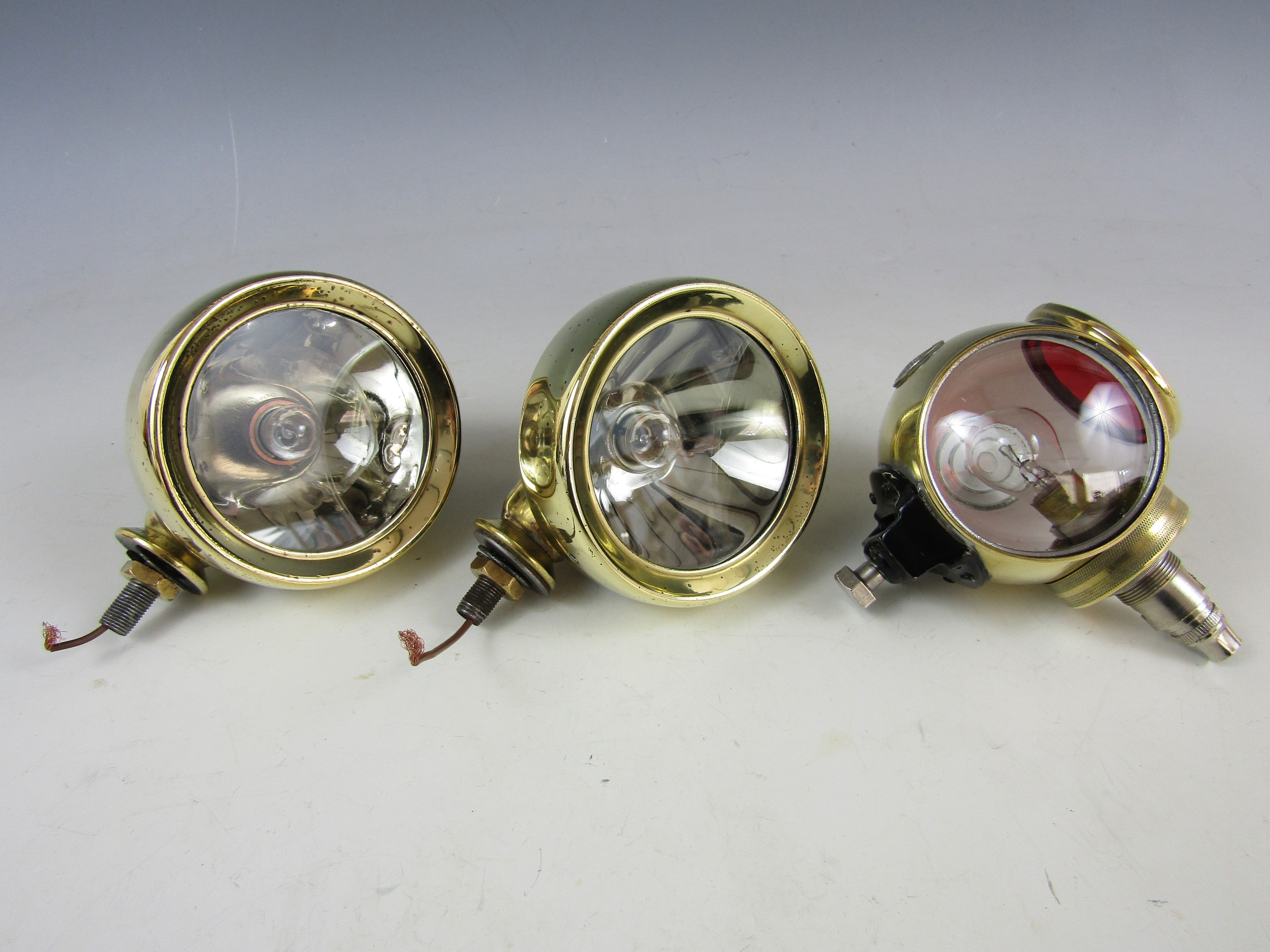 A pair of 1920s Lucas King of the Road car lamps, together with a J Neale & Sons Ltd RAYDYOT lamp - Image 2 of 7