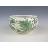 A Carter Stabler Adams Poole Pottery bowl decorated by Marian Heath, shape 422, decorated in the GPA